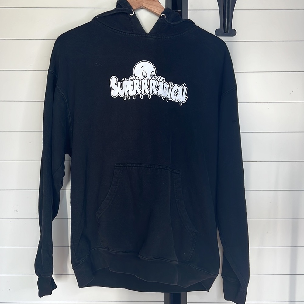 Superr-radical Casper hoodie RARE Large